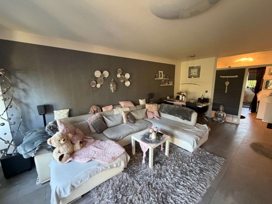Wohnzimmer Dachgeschosswohnung Essen