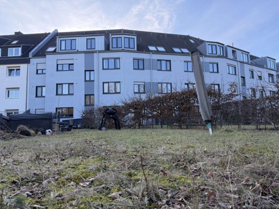 R�ckseite Erdgeschosswohnung D�sseldorf