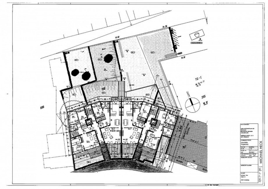 Grundrisse - Erdgeschoss Mehrfamilienhaus D�sseldorf