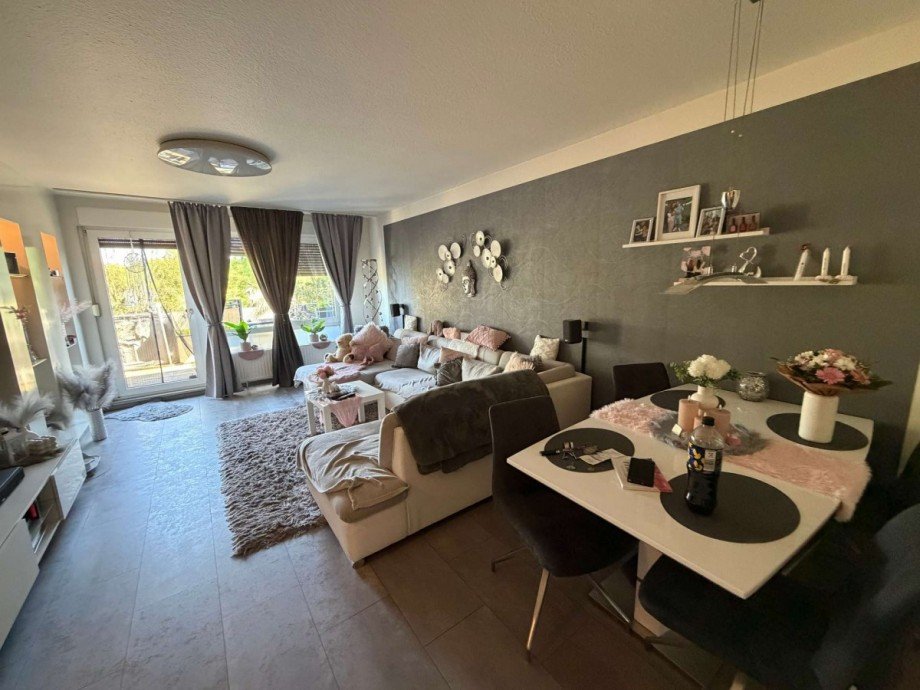 Wohnzimmer Dachgeschosswohnung Essen