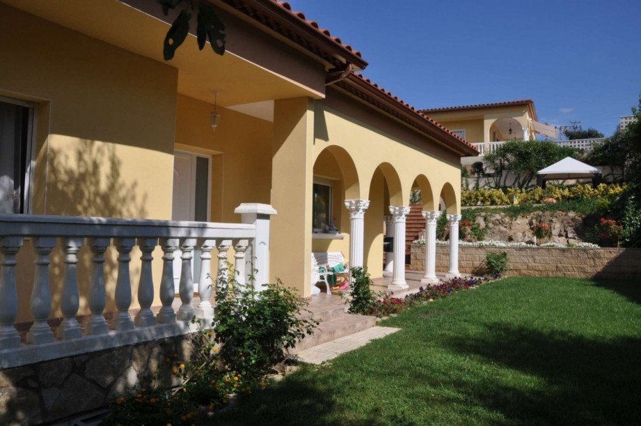Hausansicht Ferienhaus Girona