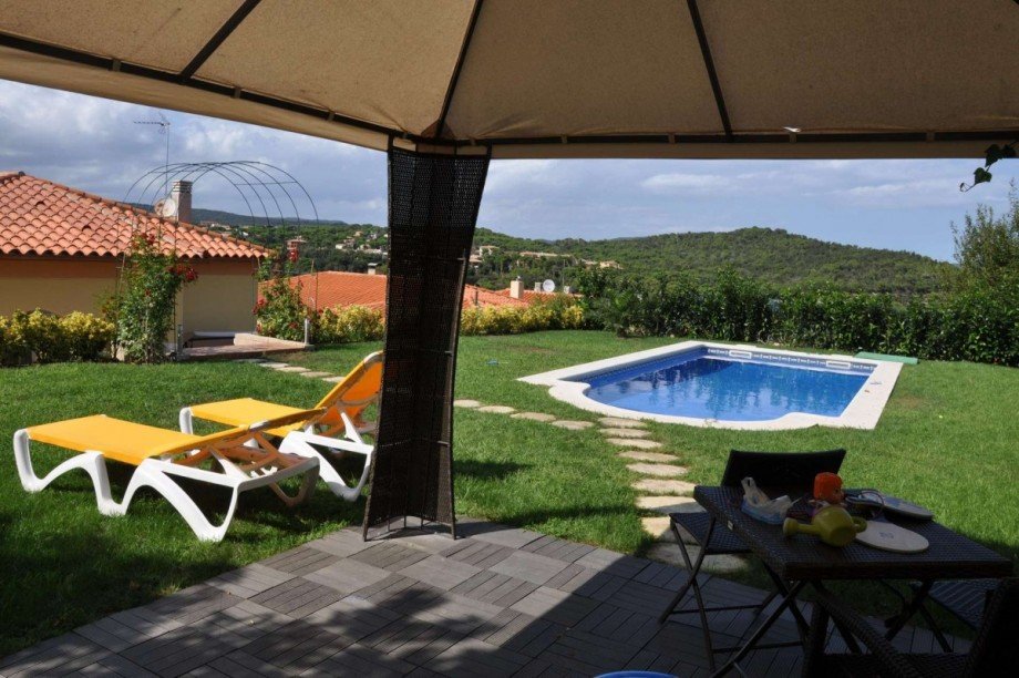 Garten Ferienhaus Girona