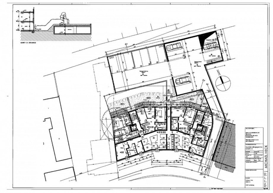 Grundrisse - Kellergeschoss Mehrfamilienhaus D�sseldorf
