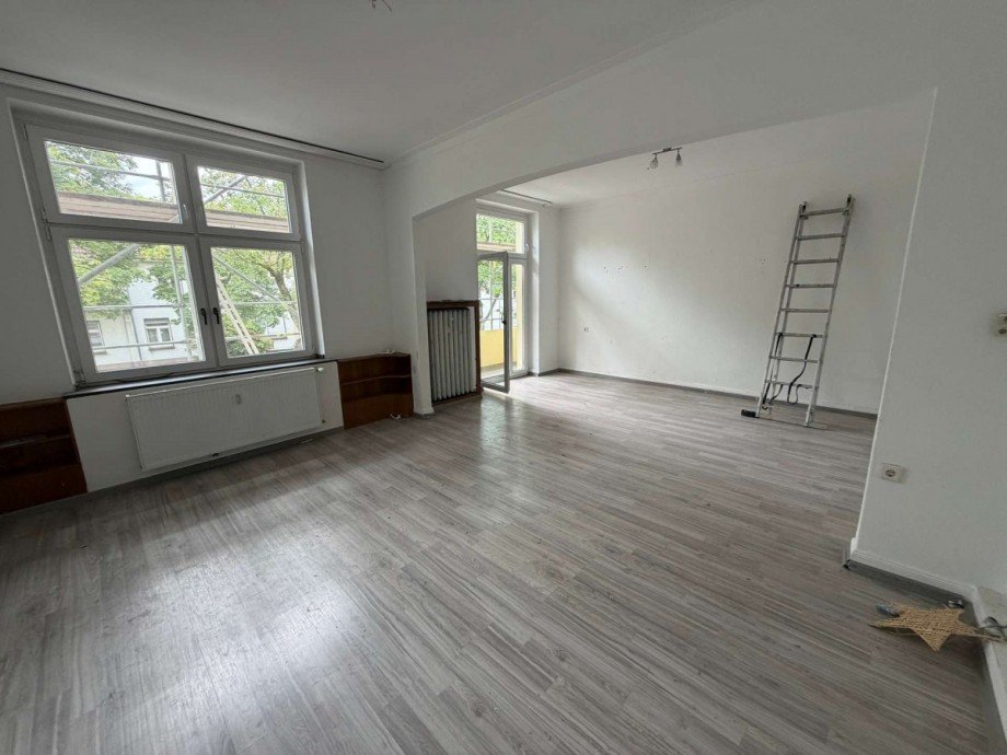 Wohnzimmer Etagenwohnung Bochum