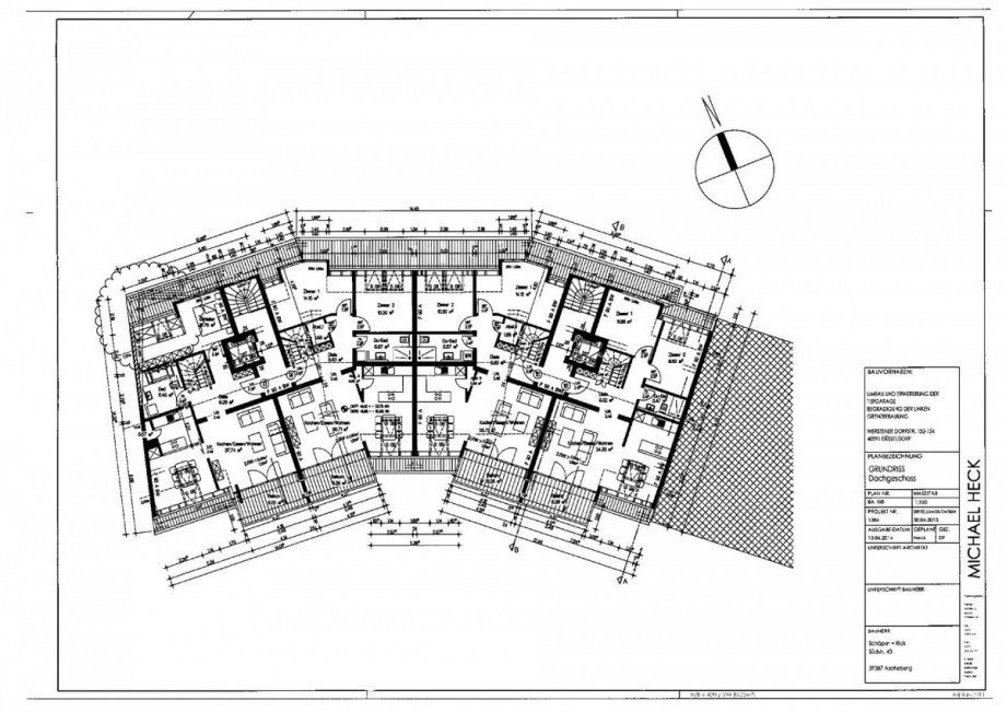 Grundriss Dachgeschosswohnung D�sseldorf