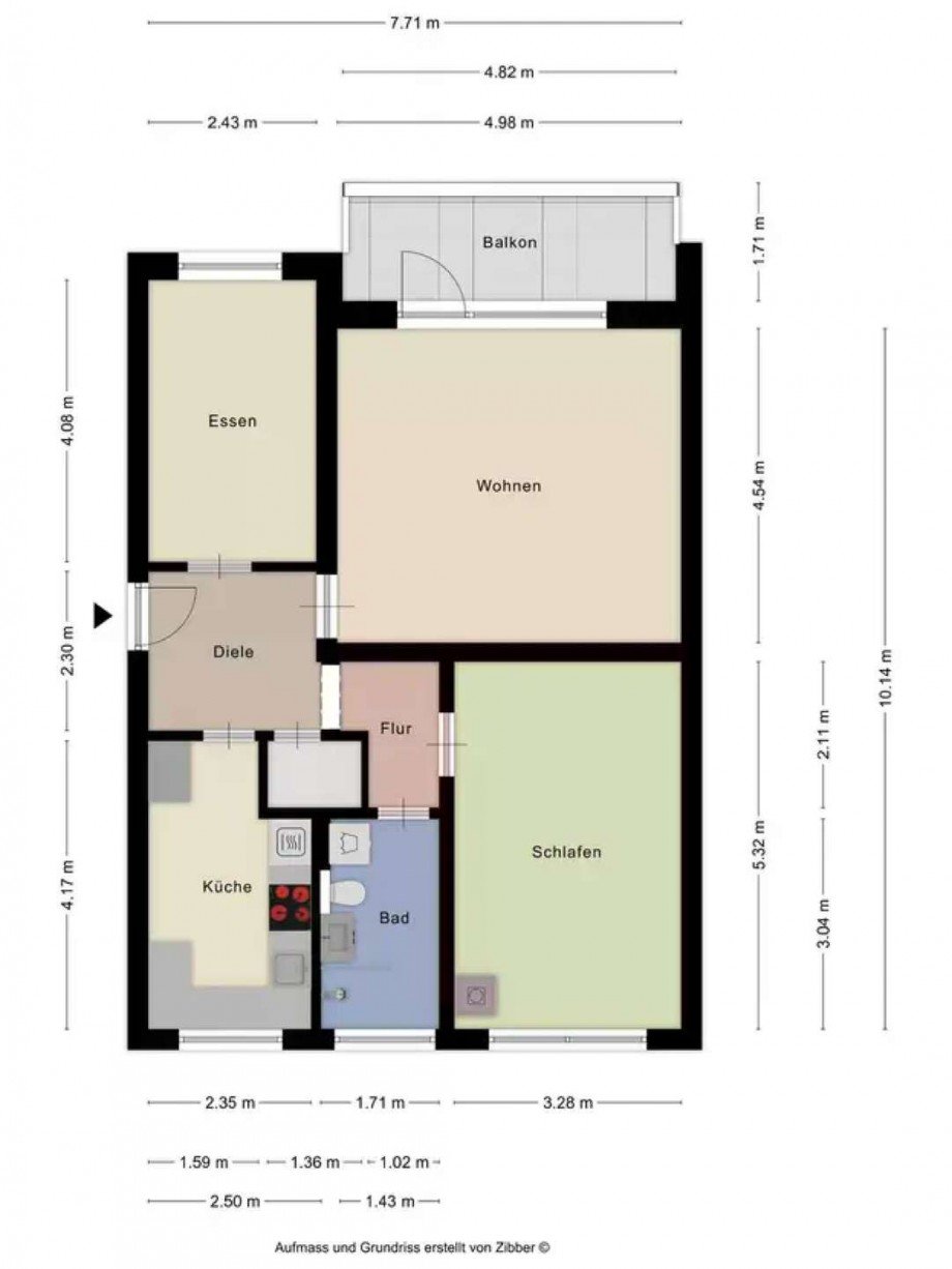 Grundriss Erdgeschosswohnung Essen